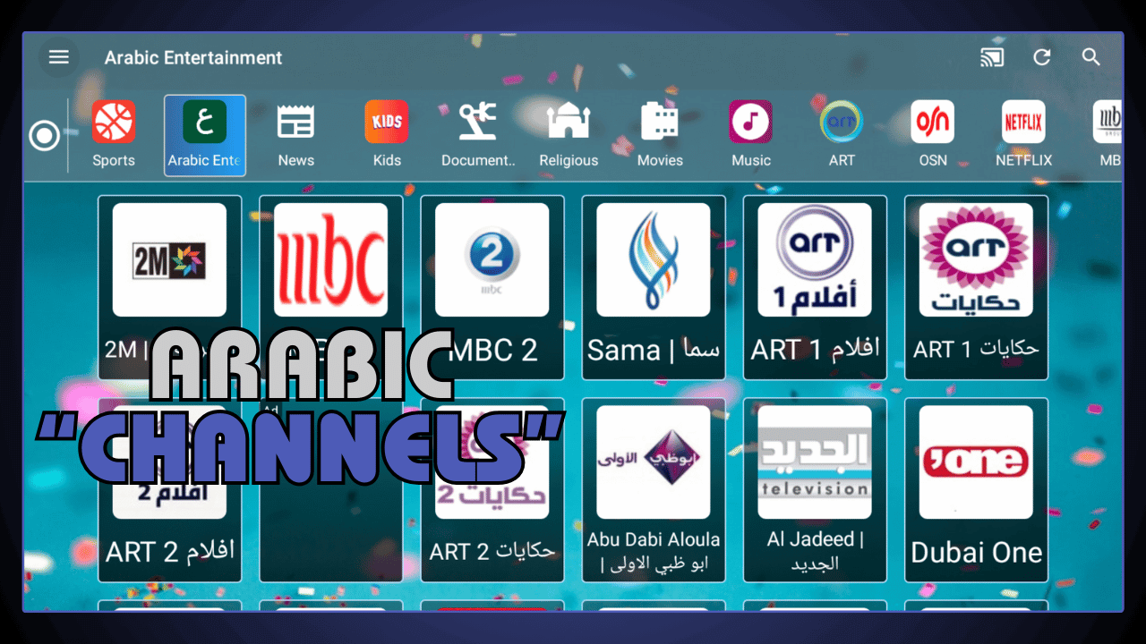 Arabic Channels Added