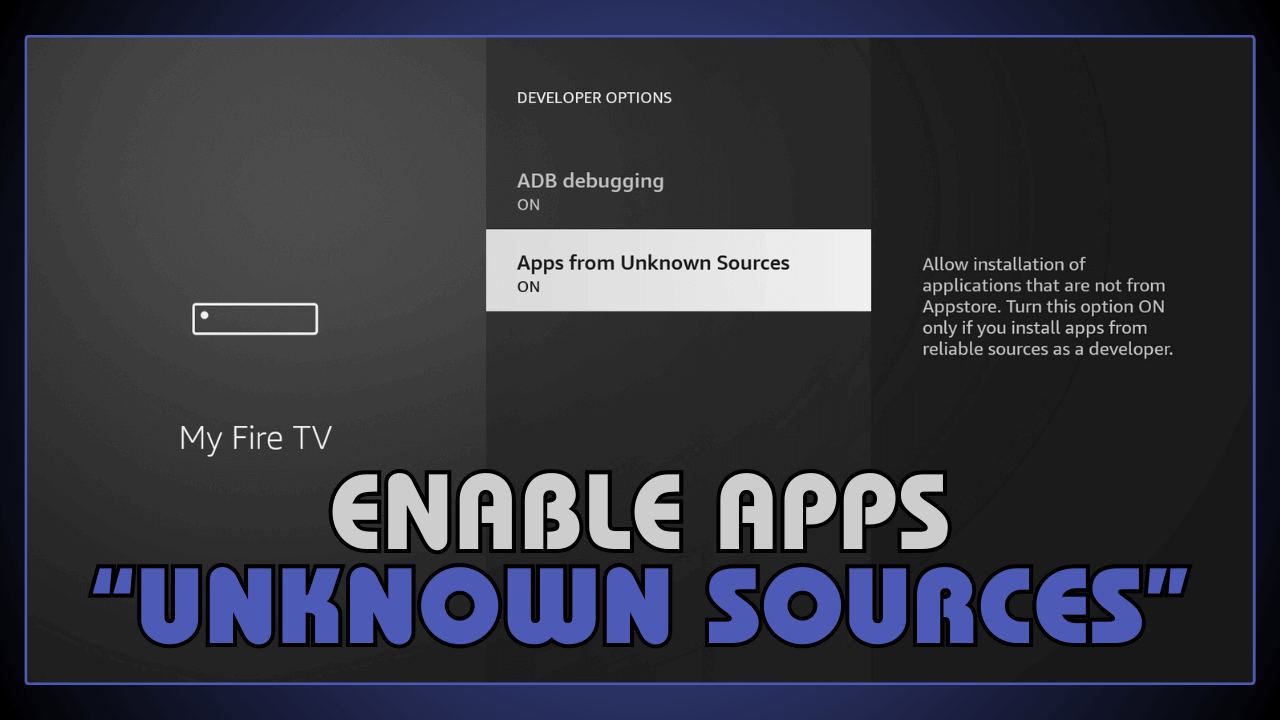 Enable Apps from Unknown Sources