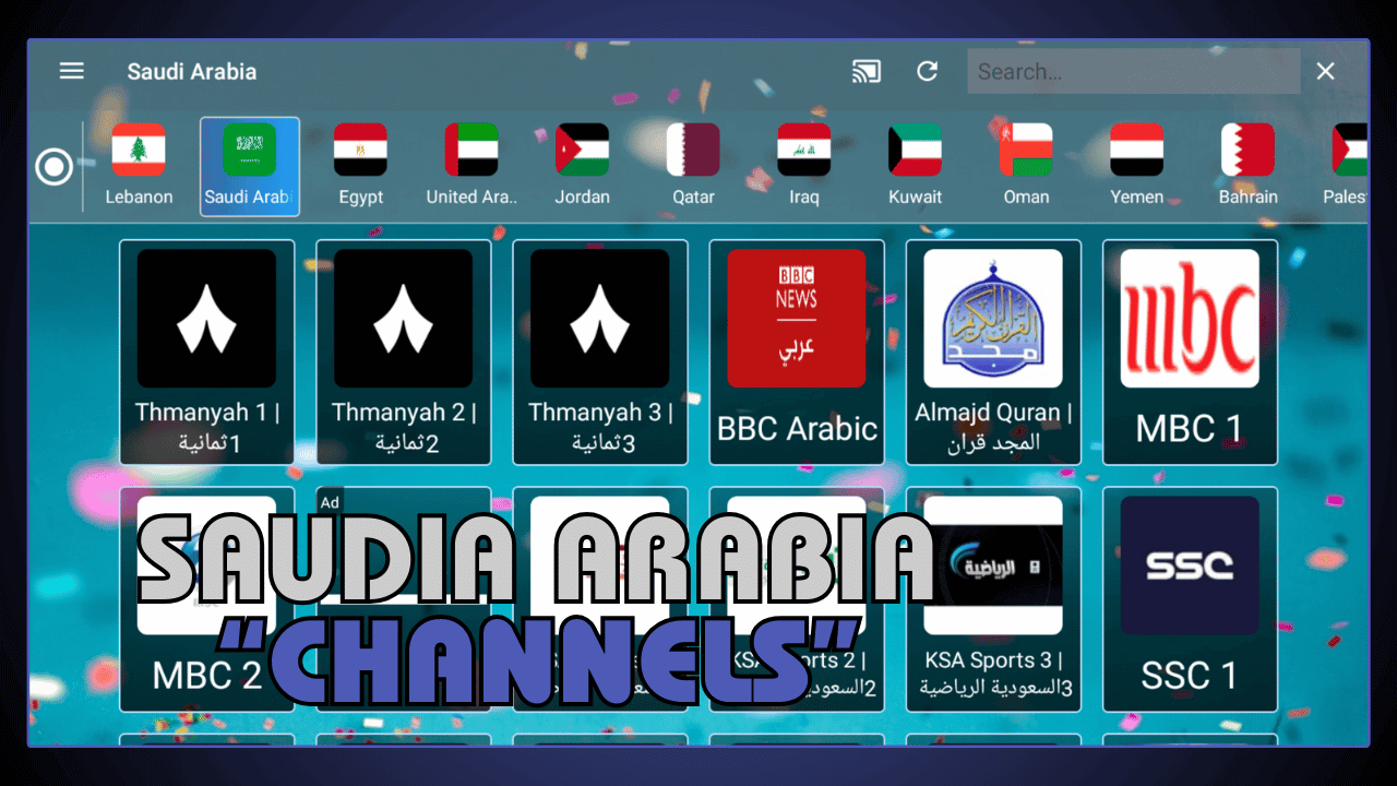 Saudi Arabia Channels on Drama Live