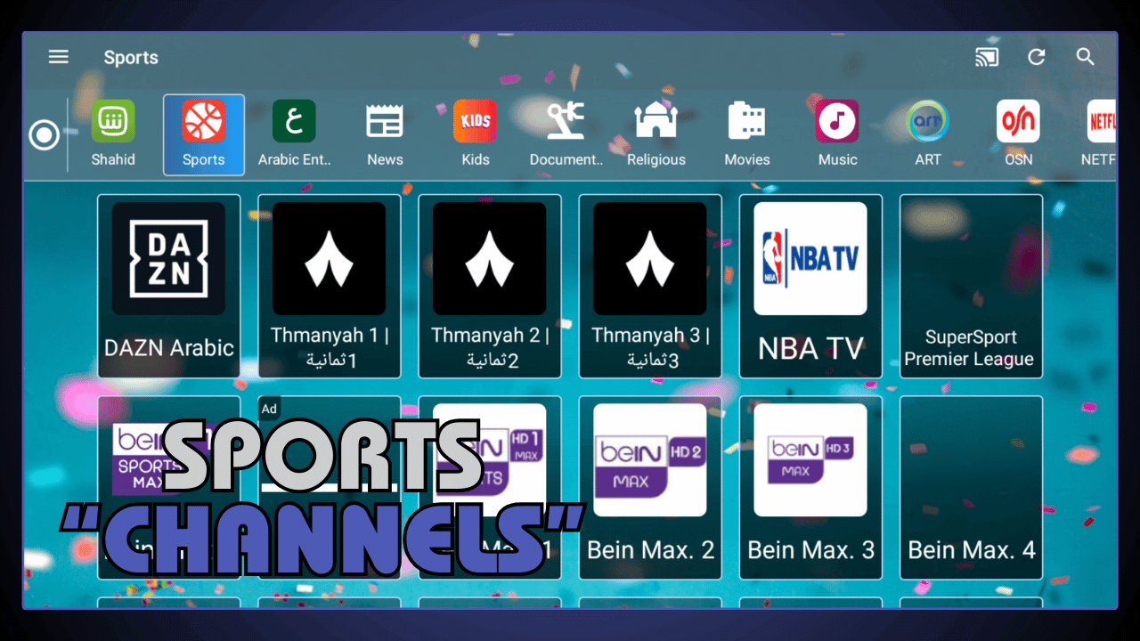 Sports Channels