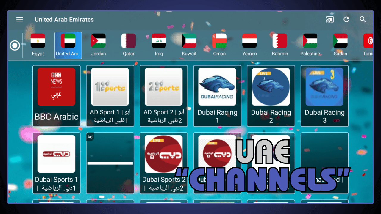 UAE Channels on Drama Live APK